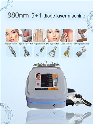 Laser Dioda 980nm Untuk Pembuluh Darah Laba-Laba & Peremajaan Kulit – Penghem...