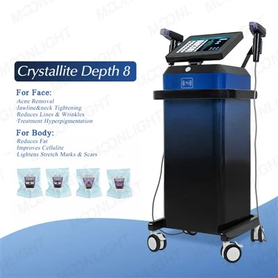 Sistem Microneedling RF Fraksional Kedalaman Kristalit Vertikal 8: Renovasi Adiposa Subkutan 8mm Dengan Kunci Kartu Nol